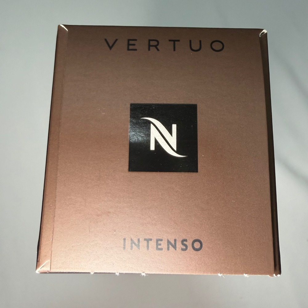 Nespresso Vertuo Intenso Coffee 10 Capsules Dark Roast 7.77oz Pods New